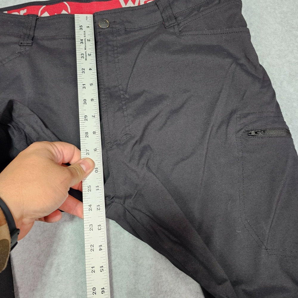 Wrangler Pants Mens 40x30 Black Performance Zip Cargo UPF 50 Outdoors Hiking - Picture 14 of 16